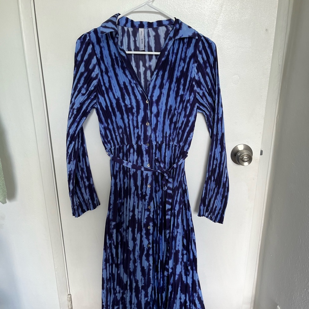 Midi tie dye dress